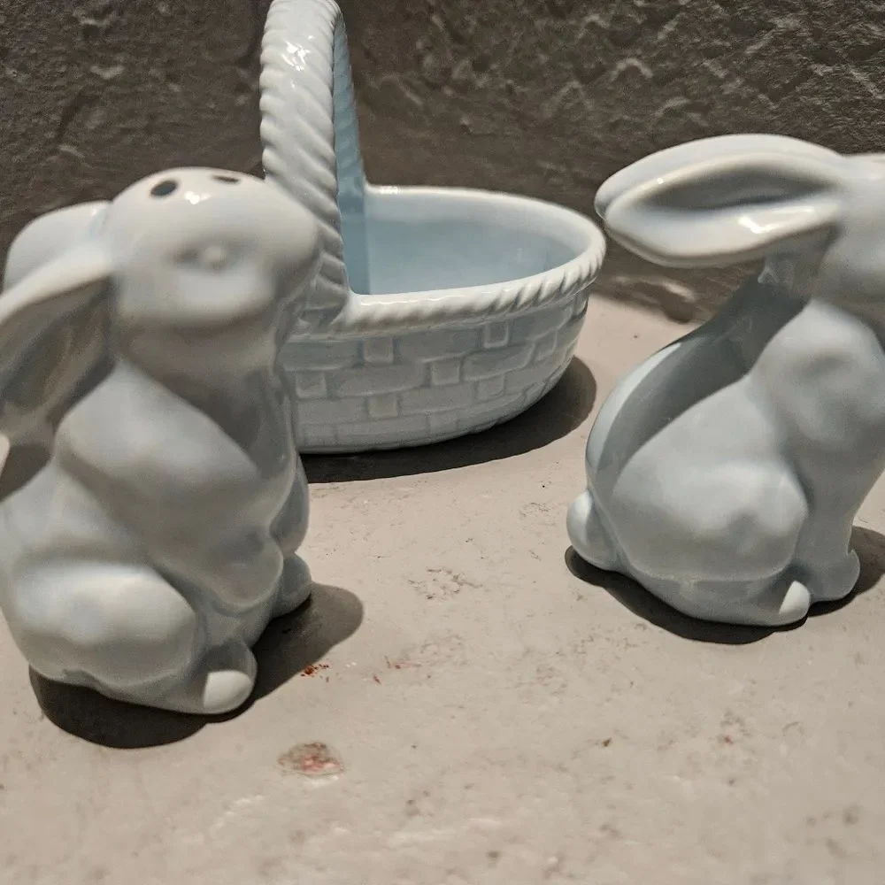 Source Unknown blue ceramic